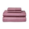 4-Piece 100% Cotton 400 Thread Count Violet Gem Performance Sheet Set, Full