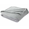 Luxury Velvet Plush Blanket, Silver, King