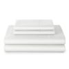 4-Piece 100% Cotton 400 Thread Count Otaki Floral Blue Cove Performance Sheet Set, Queen