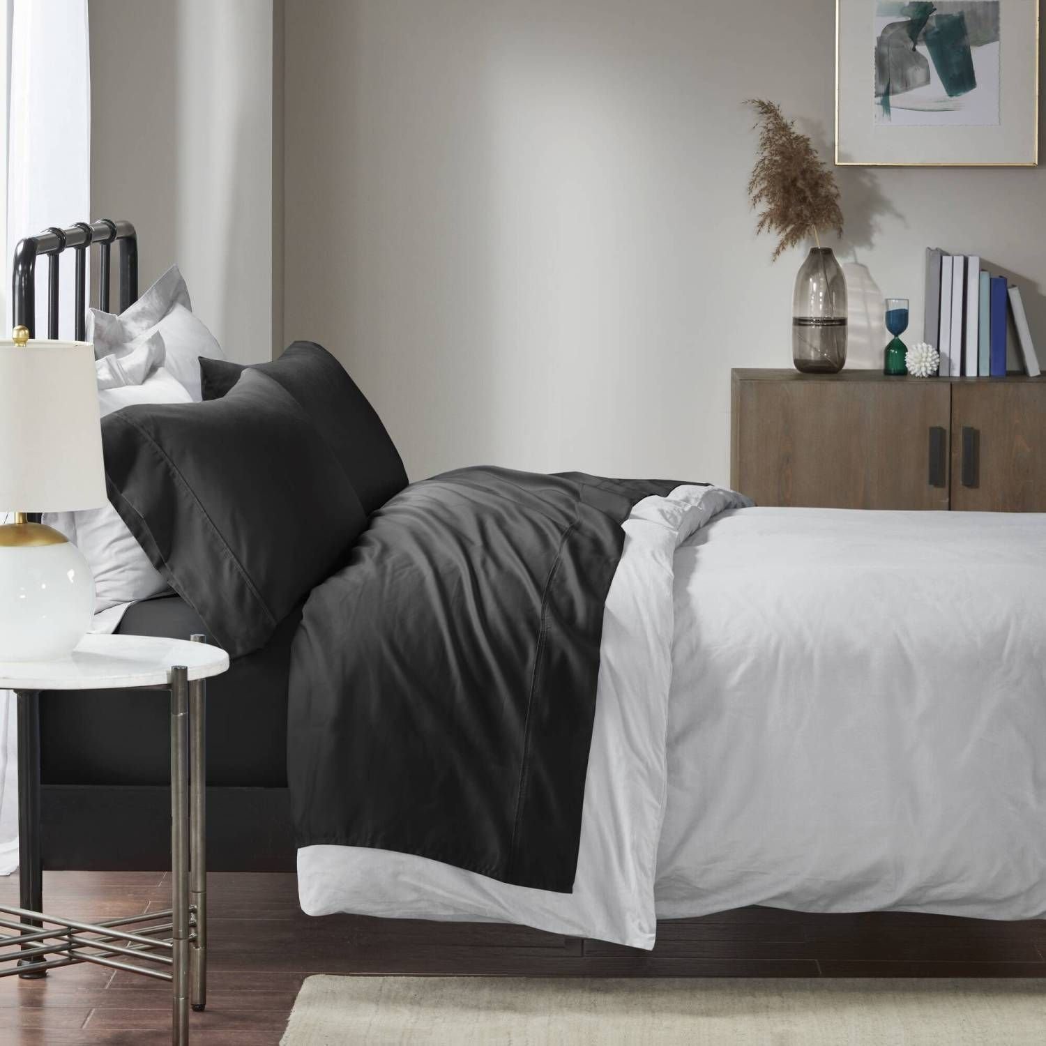 Cotton Blend 4 PC Sheet Set Cal King