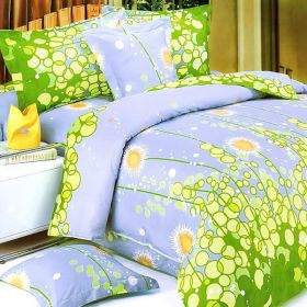 Blancho Bedding - [Dandelion Dream] Luxury 4PC Mini Comforter Set Combo 300GSM (King Size)