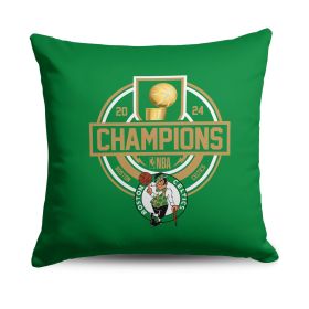 NBA Champs Celtics 2 for 1 Printed Throw Pillow