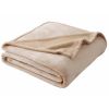 Luxury Velvet Plush Blanket, Tan, King, Adult/Teen