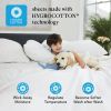 4-Piece 100% Cotton 400 Thread Count Otaki Floral Blue Cove Performance Sheet Set, Full