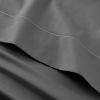 4-Piece 100% Cotton 400 Thread Count Grey Performance Sheet Set, Queen