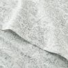 3-Piece 100% Cotton 400 Thread Count Paisley Taupe Performance Sheet Set, Twin