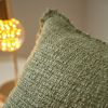22" x 22" Dark Cilantro Sunny Decorative Pillow for Adults