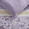 5 PCS King/Cal King Seersucker Comforter Set with Throw Pillows