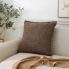 22" x 22" Brown Basket Sunny Decorative Pillow for Adults