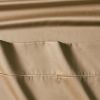 4-Piece 100% Cotton 400 Thread Count Dark Caramel Performance Sheet Set, Queen