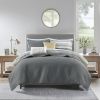 8 Piece Printed Seersucker Comforter and Quilt Set Collection