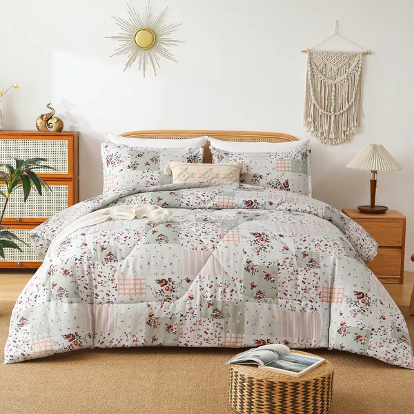 2pieces Comforter Set Twin Comforterx1 Pillowcasex1 Extremely Diverse Styles (Option: QianXia)