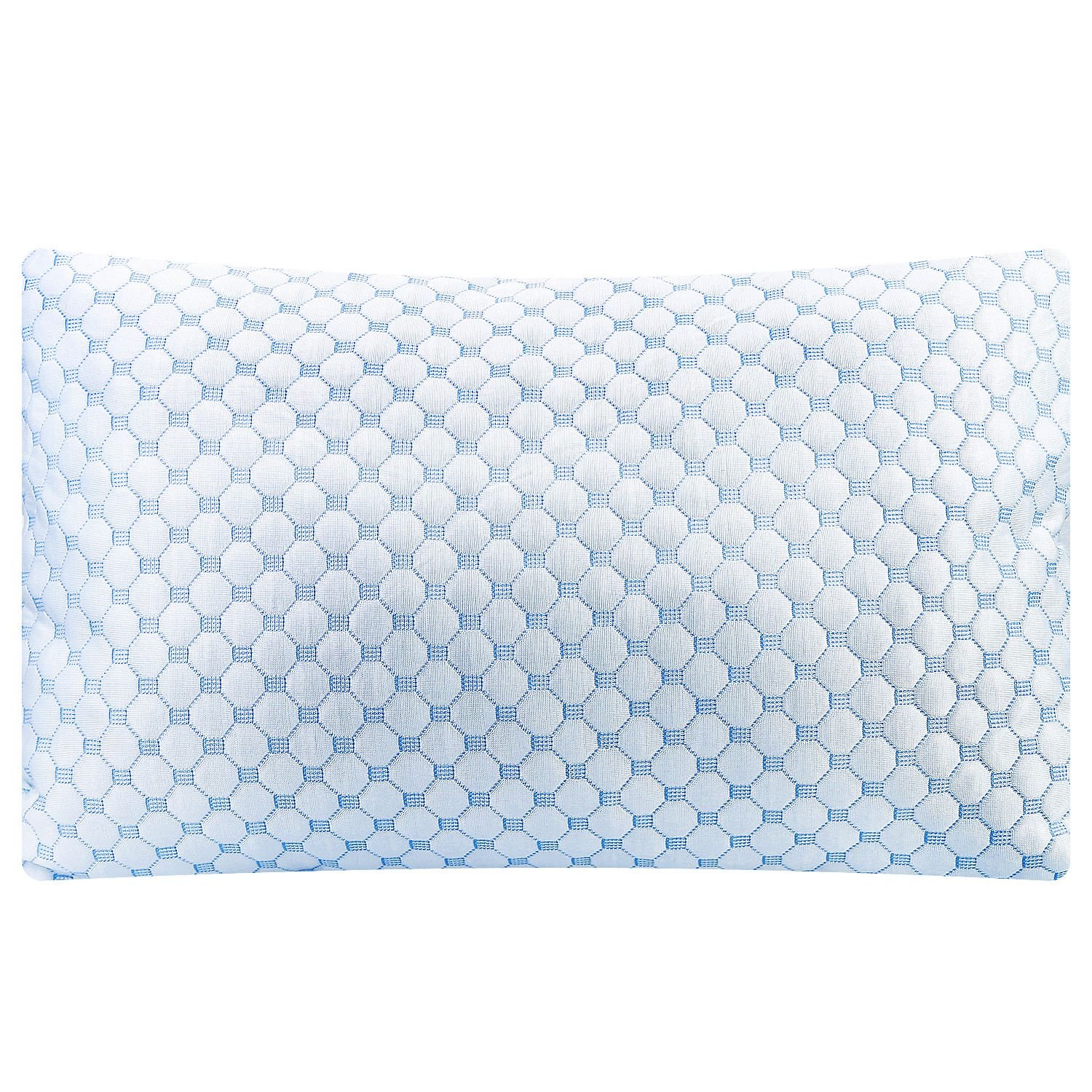 2Pcs Or 1Pc Cooling Memory Foam Pillow Ventilated Soft Bed Pillow With Cooling Gel Infused Memory Foam Machine Washable (Option: King-1Pc)