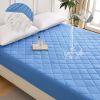 Diamond Grid Ultrasonic Waterproof Mattress Protector, KING