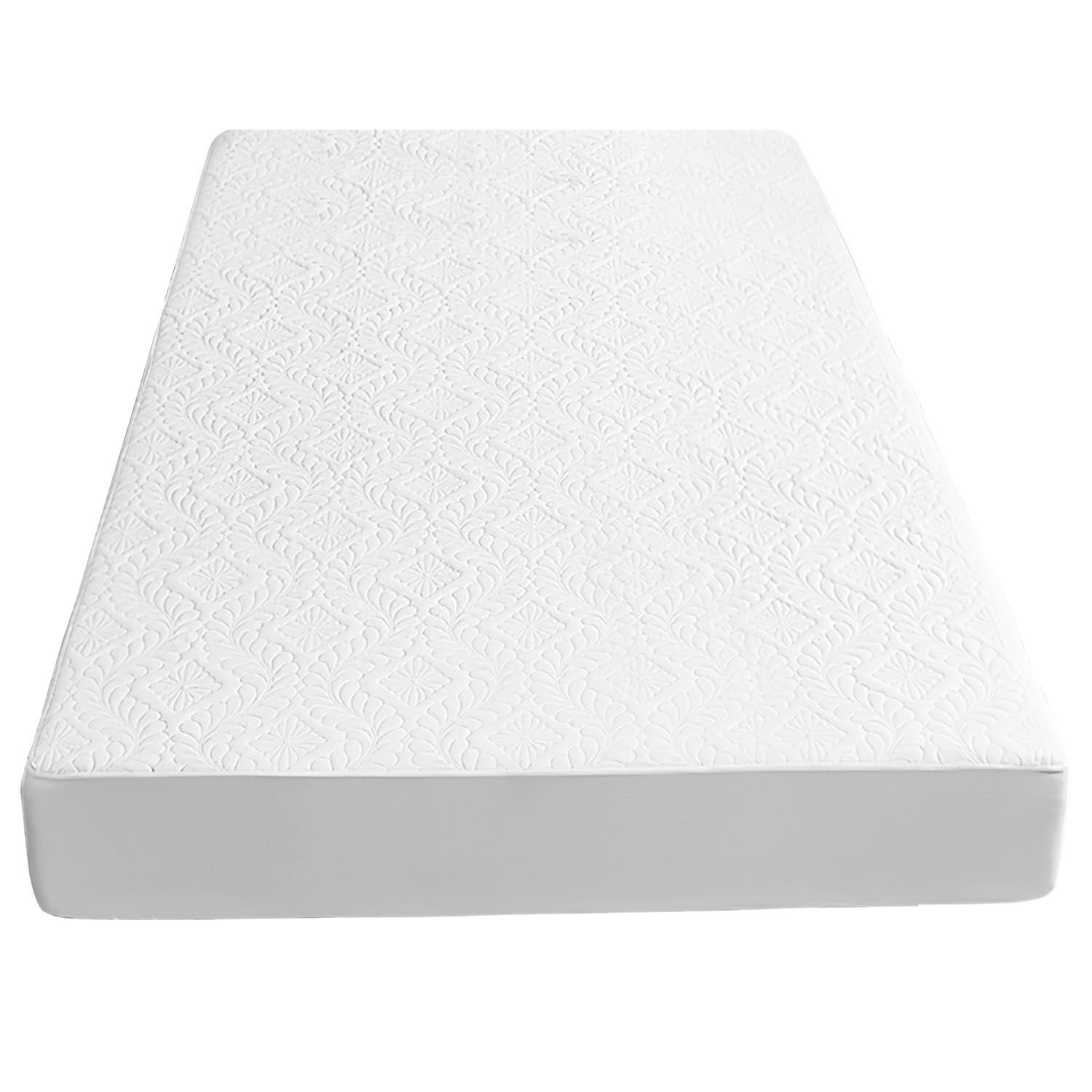 King Size Waterproof Mattress Protector Breathable Soft Cotton Mattress Pad Cover With Elastic Deep Pocket Up To 11in Noiseless Machine Washable Beddi (size: Twin Size)