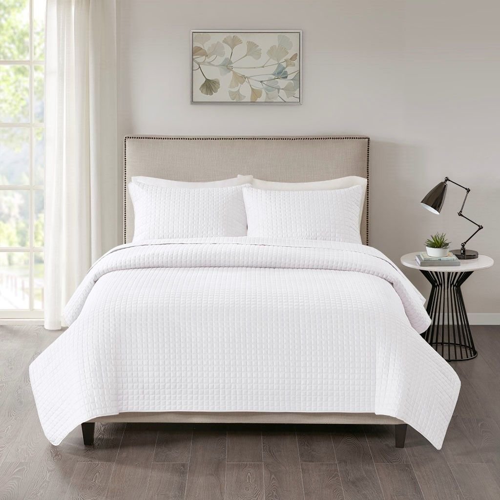3 Piece Reversible Quilt Set (Color: as Pic)