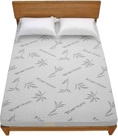 Bamboo Waterproof Mattress Protector (size: Full)
