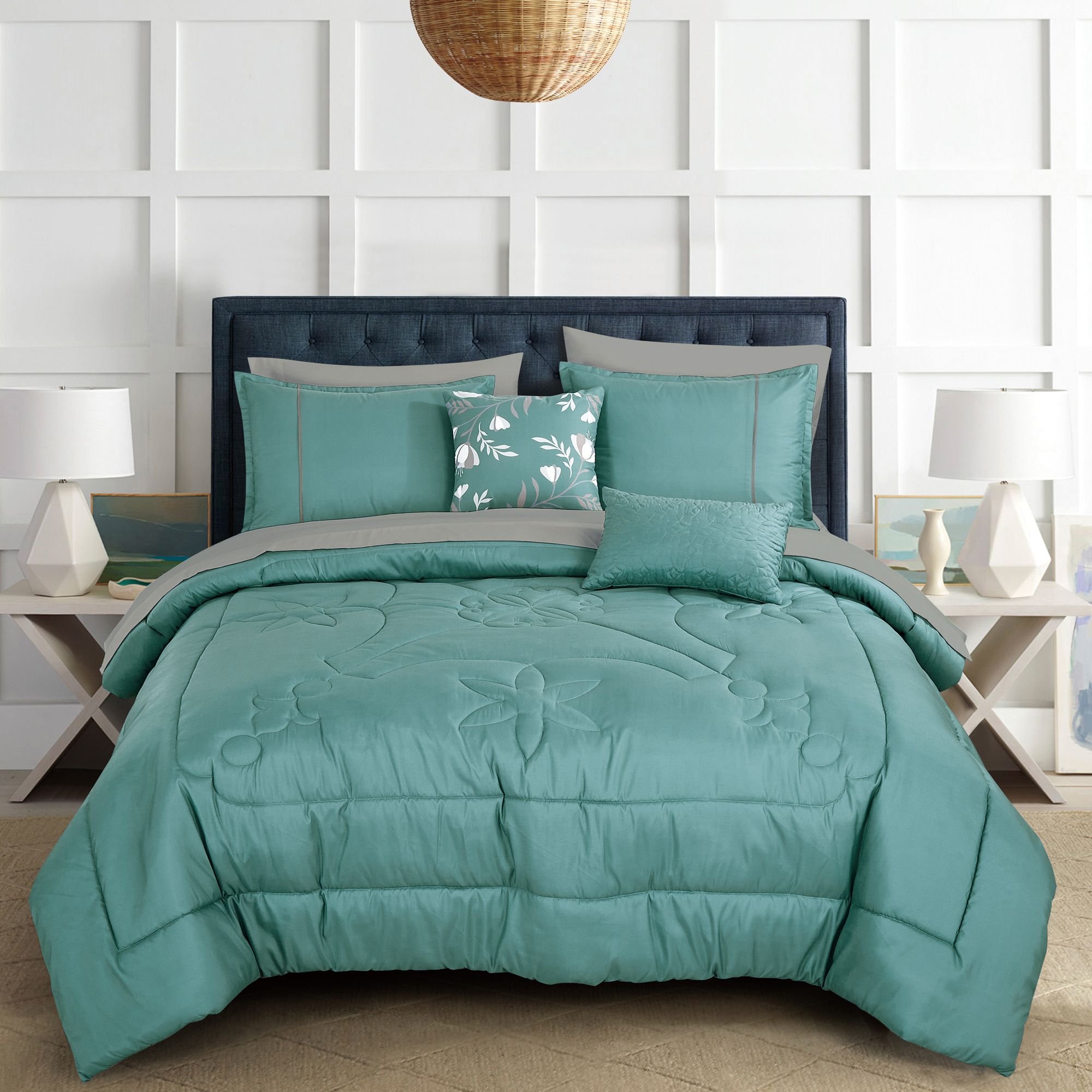 Urenna 9PC COMFORTER SET (size: King)